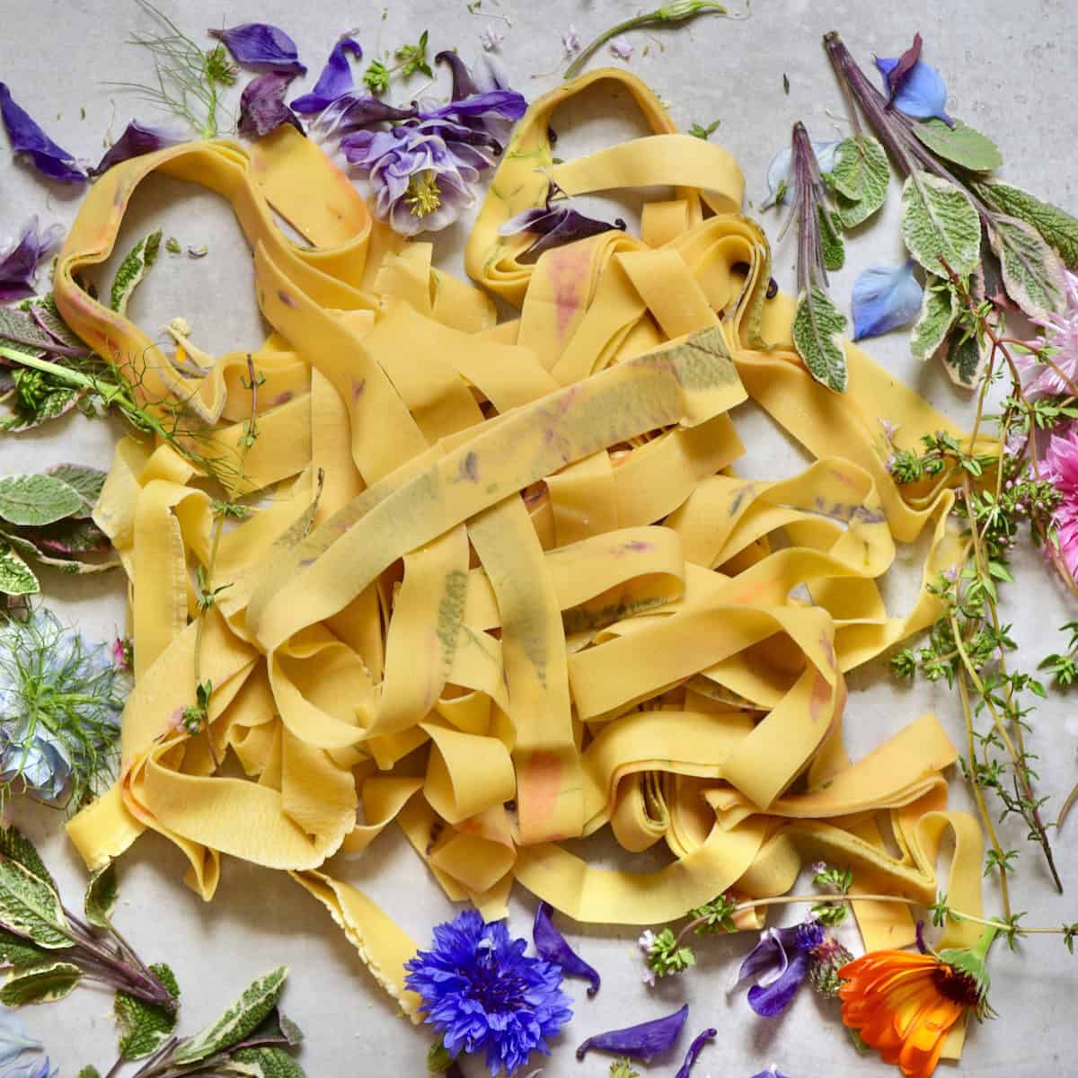 Craft Stunning Floral Pappardelle & Basil Pesto at Home